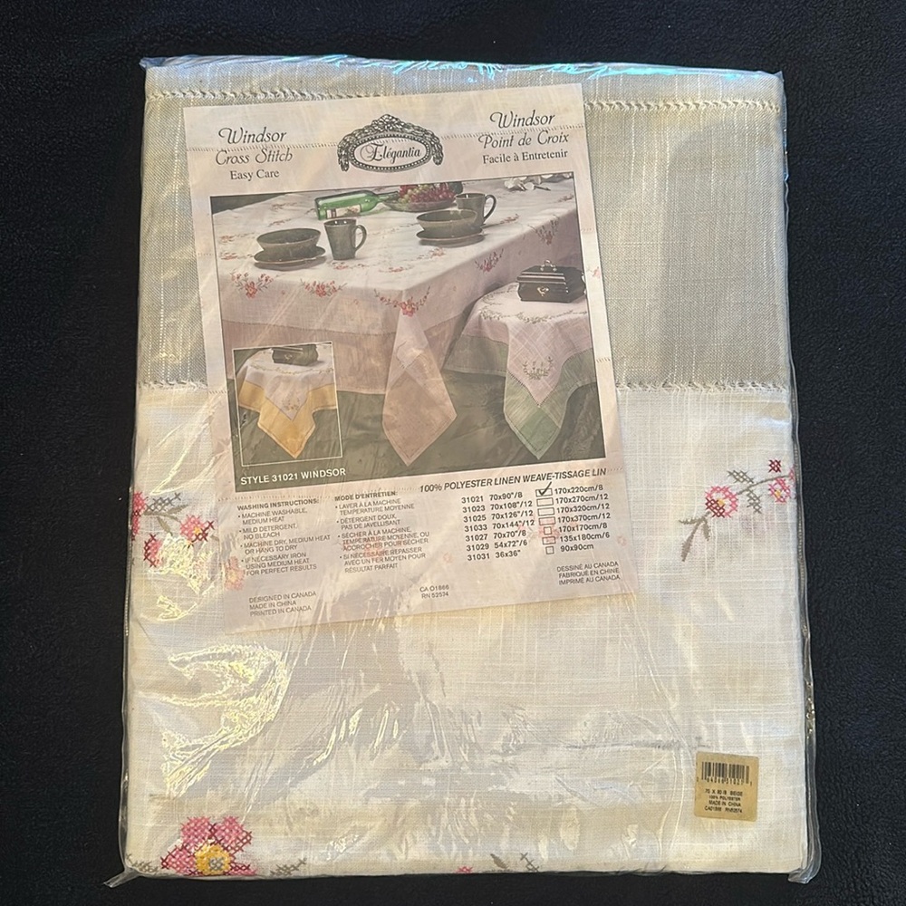 Cross Stitch tablecloth